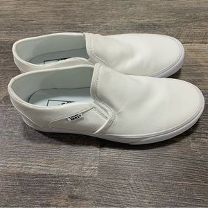 Vans classic slip on white